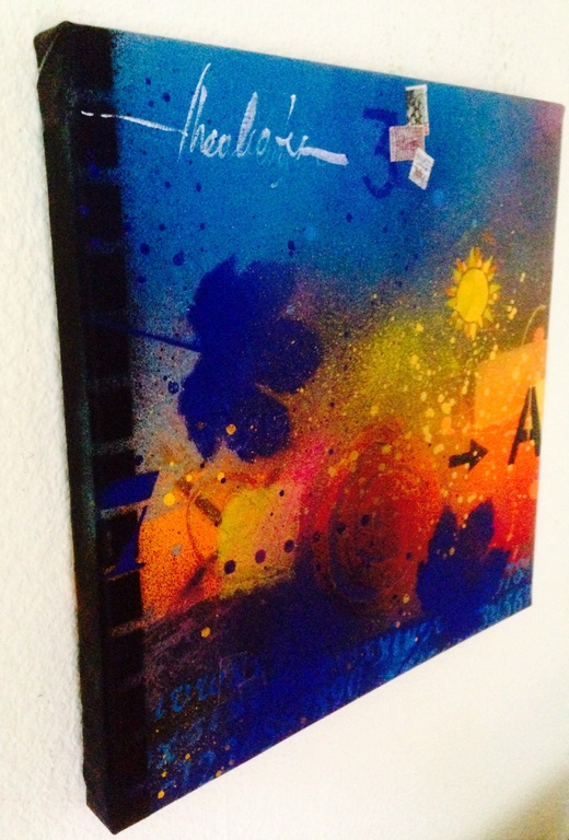 Theo koster , gemengde techniek , summertime blues kopen? Bied vanaf 1!