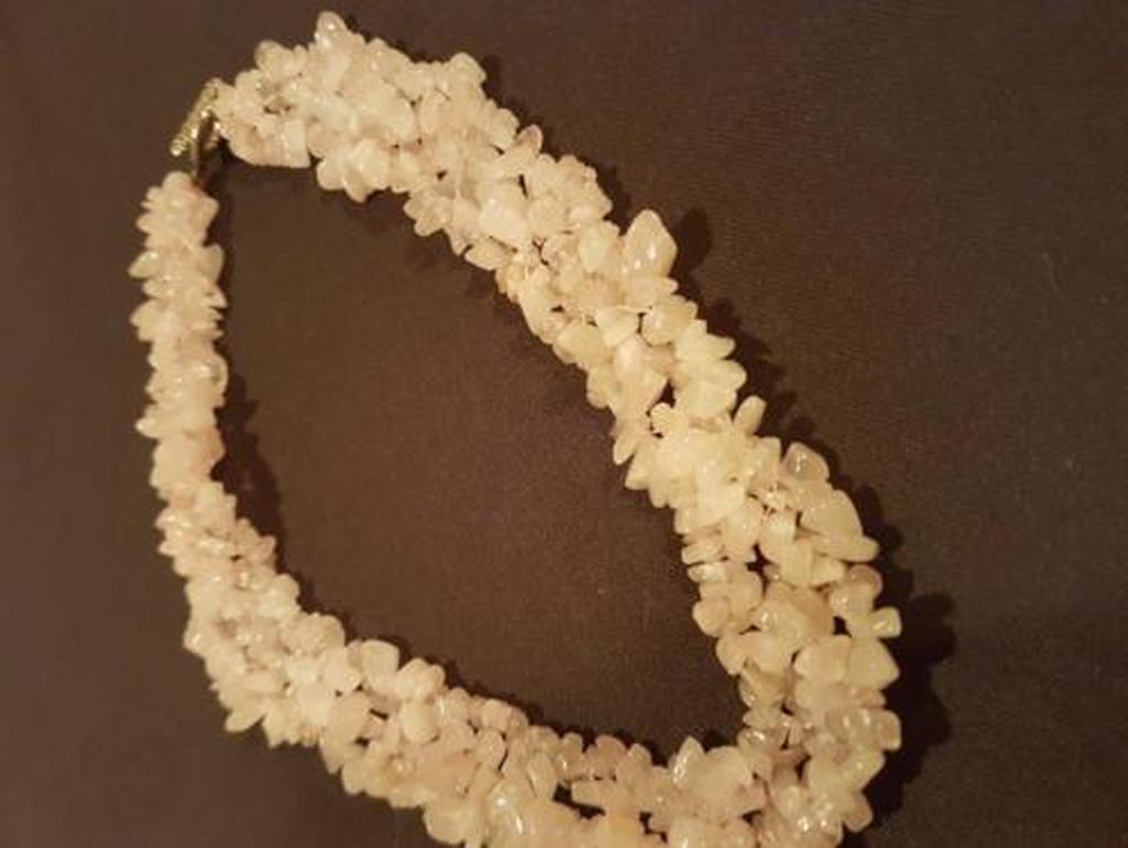 Choker ketting in rozenkwarts kopen? Bied vanaf 1!