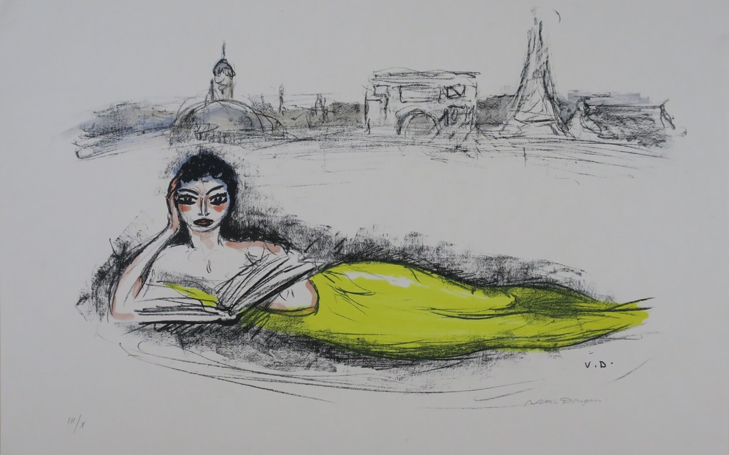 Kees van Dongen: Litho op papier Velin. La Seine, Regards sur Paris kopen? Bied vanaf 975!