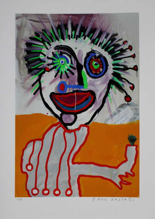 Paul Kostabi - "On the way to grace" - Giclee - Handgesigneerd - Oplage: 75  kopen? Bied vanaf 30!