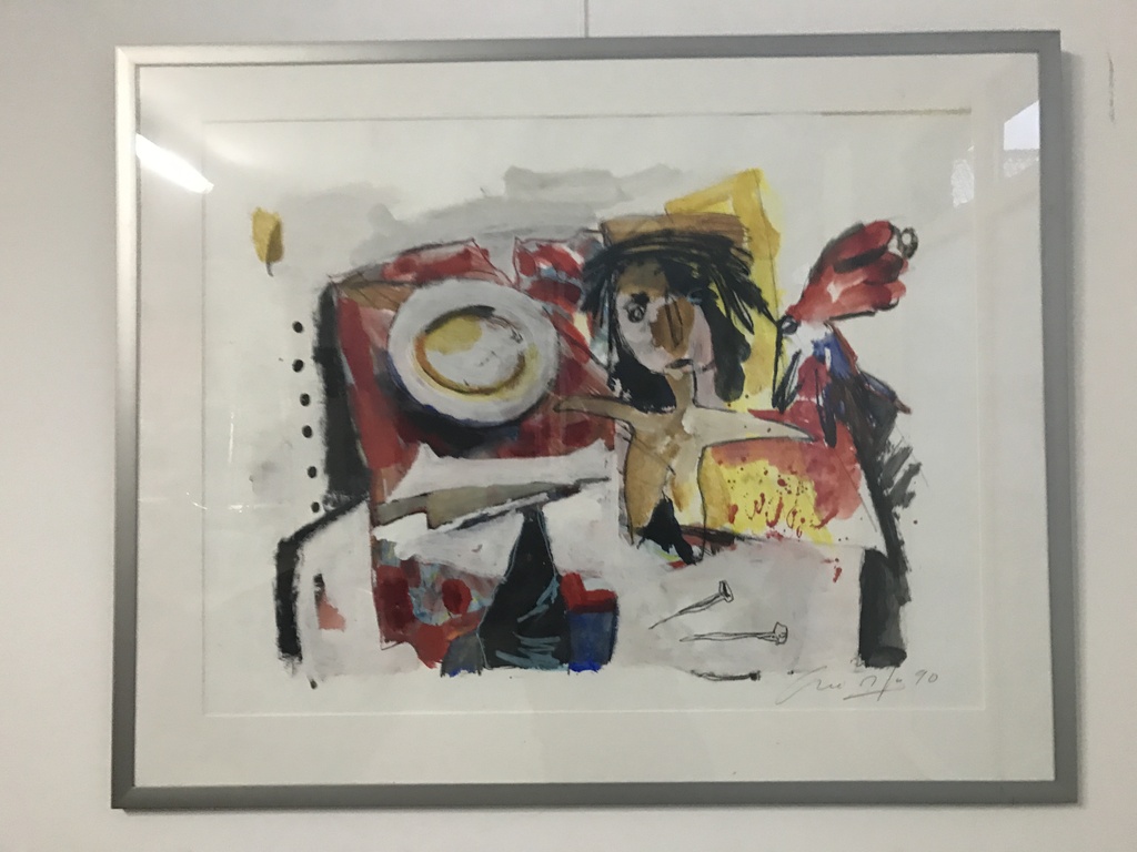 John Lie A Fo   1 origineel werk op papier. 1990 kopen? Bied vanaf 1!