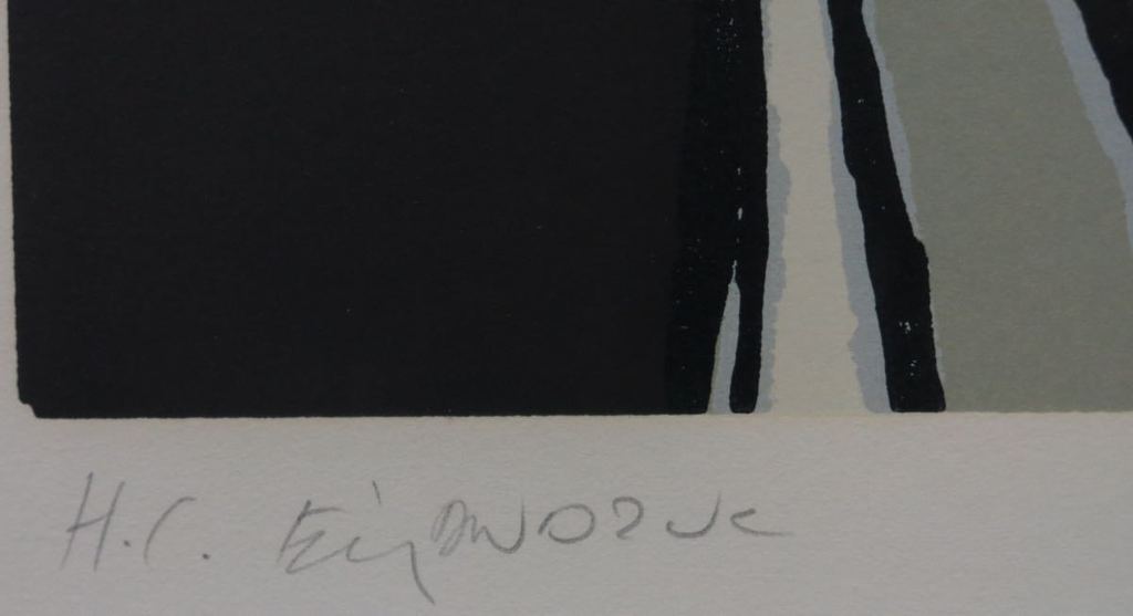 Fon Klement: Boarddruk, zonder titel -Ingelijst (groot) kopen? Bied vanaf 150!