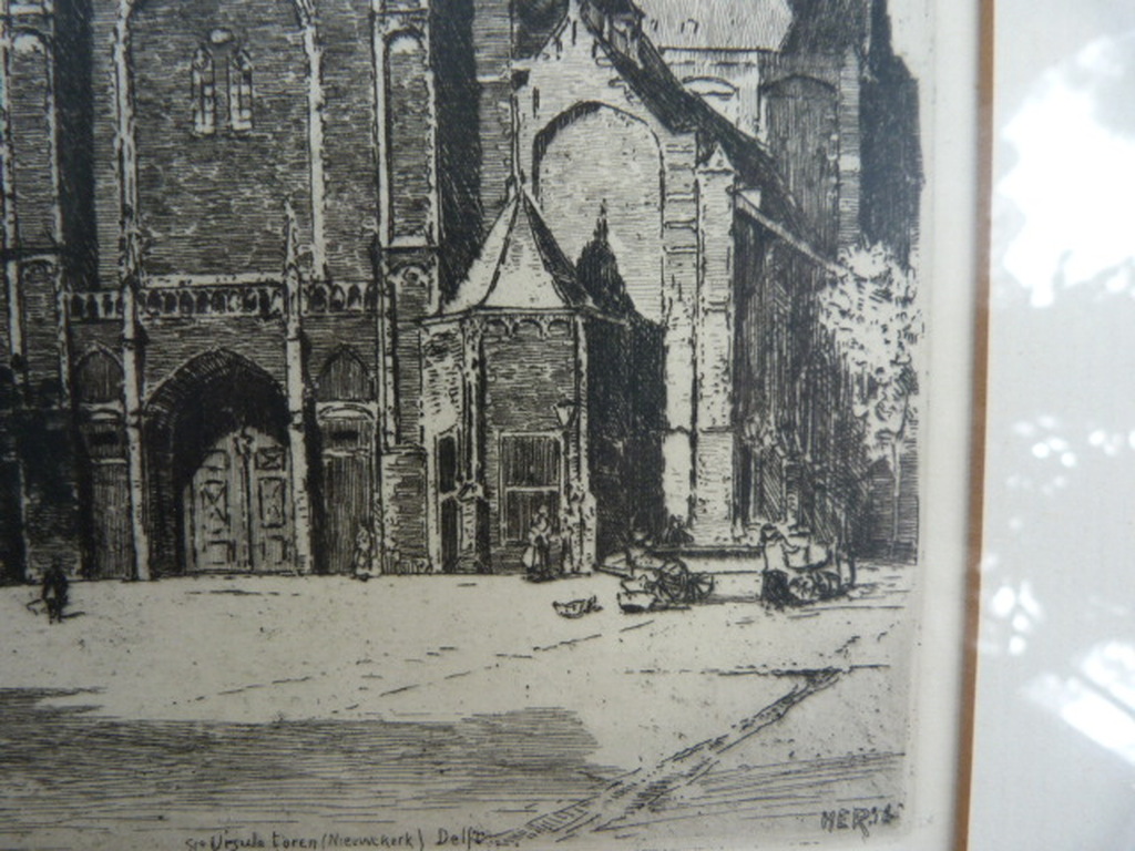  H.E. Roodenburg  -  Delft  -  St. Ursulatoren ( Nieuwe Kerk ) kopen? Bied vanaf 1!