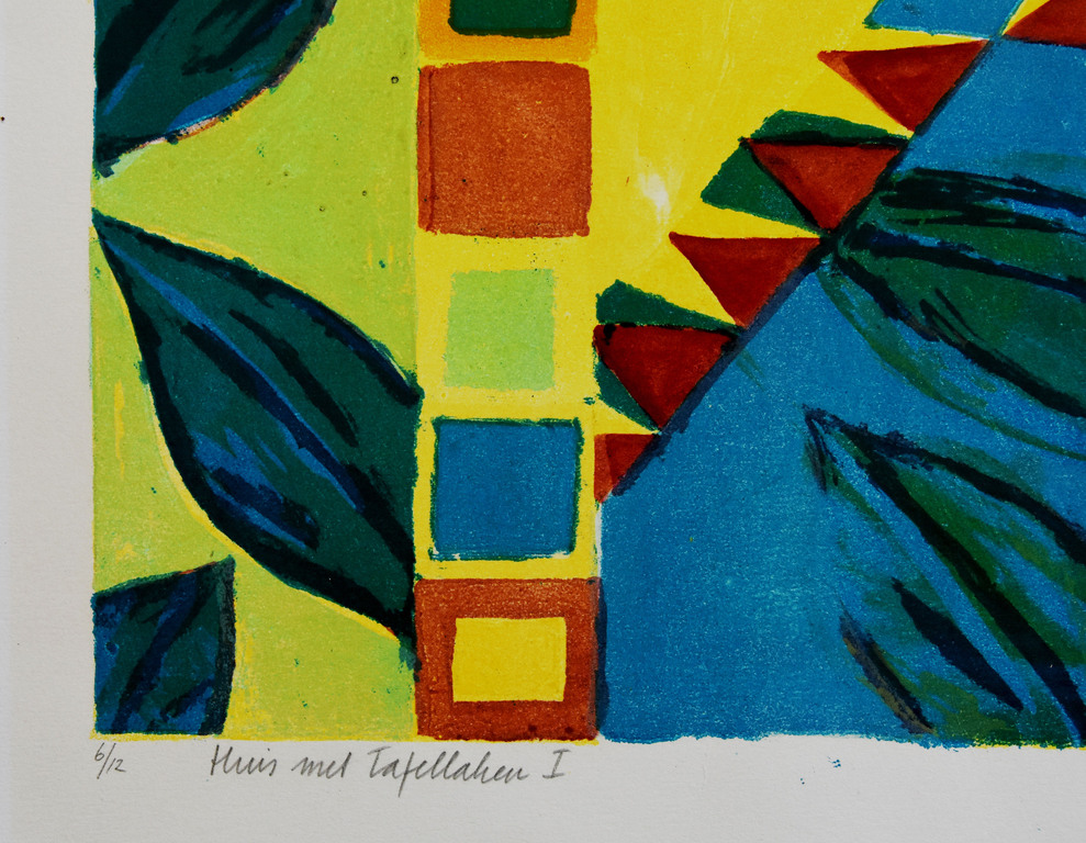 Fenneke van der Elst - Fenneke van der Elst # HUIS MET TAFELLAKEN I #oplage 12, genummerd/gesigneerd kopen? Bied vanaf 35!