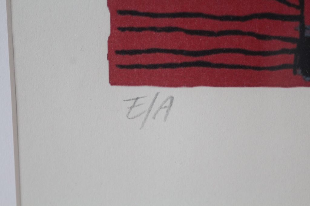 Corneille - ingelijste zeefdruk EA exemplaar - 1997 kopen? Bied vanaf 145!