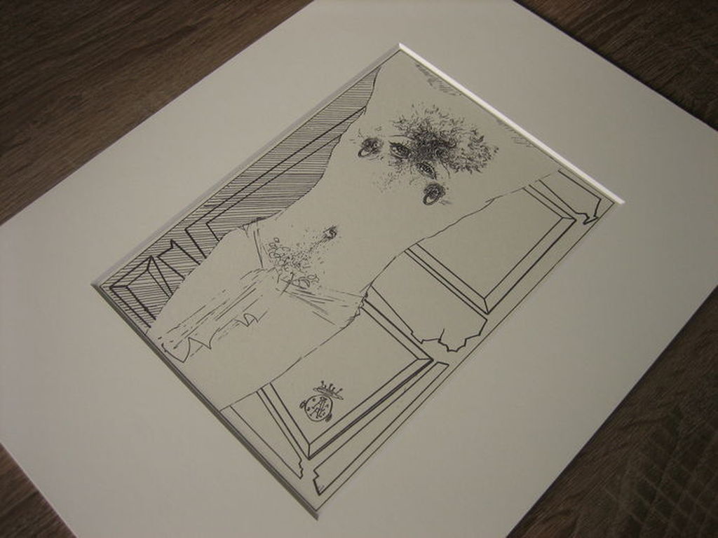 Salvador Dali - Pierced Upper Body - Lithografie - Oplage 2500 - 1944 kopen? Bied vanaf 1!