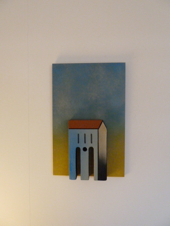 Kunstenaar onbekend - Stenen relief op paneel - Mediterraans aanzicht kopen? Bied vanaf 1!