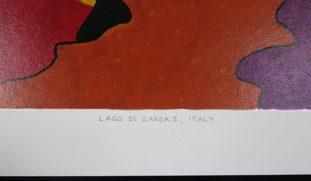 Ronald Boonacker: Zeefdruk, Lago di Garda II Italy  kopen? Bied vanaf 70!