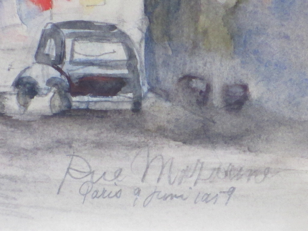 Han Krug, Parijs straatbeeld, Gemengde techniek kopen? Bied vanaf 1!