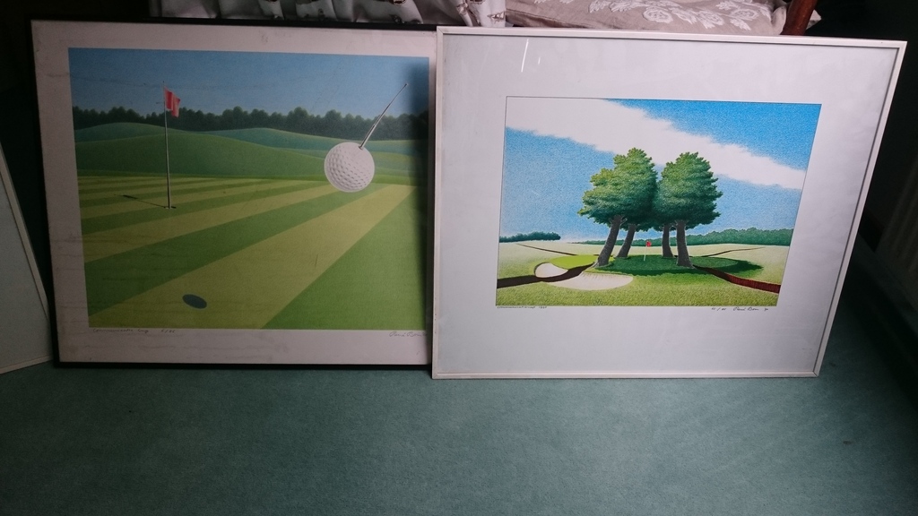 Golf tekeningen van René Boin kopen? Bied vanaf 1!