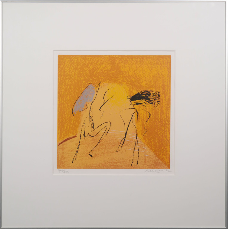 Jules Bekker: Zeefdruk, Z.T. - Ingelijst kopen? Bied vanaf 1!