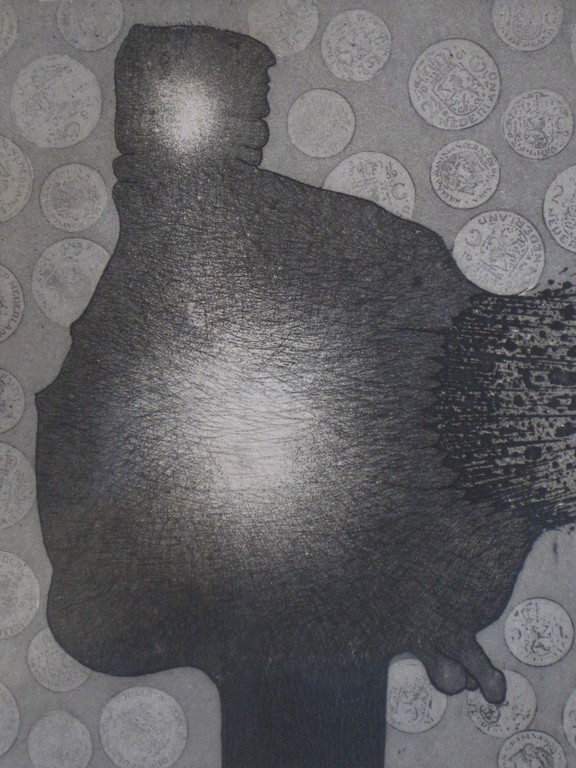 Zeldzame grote 1973 Multatuli Ets "Welvaart" door Harry v Kruiningen 1906-1996 kopen? Bied vanaf 1!