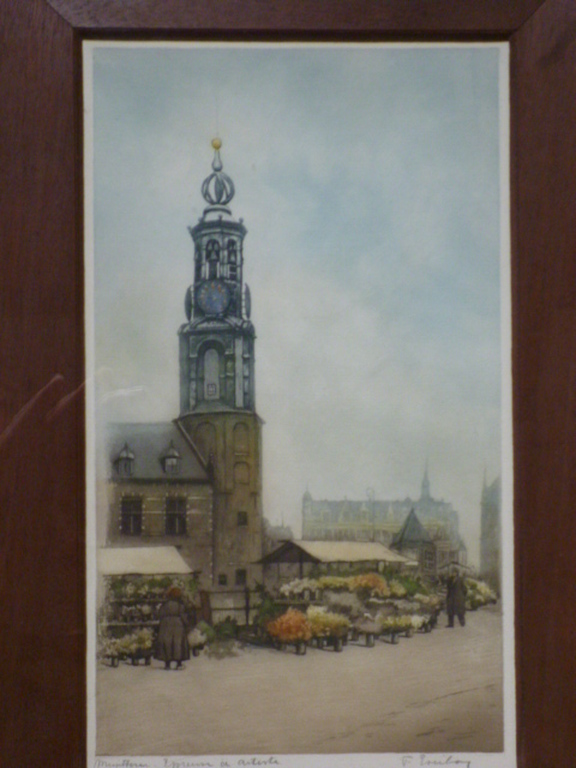 Frans Everbag-Kleurets-Munttoren verkocht voor € 100!