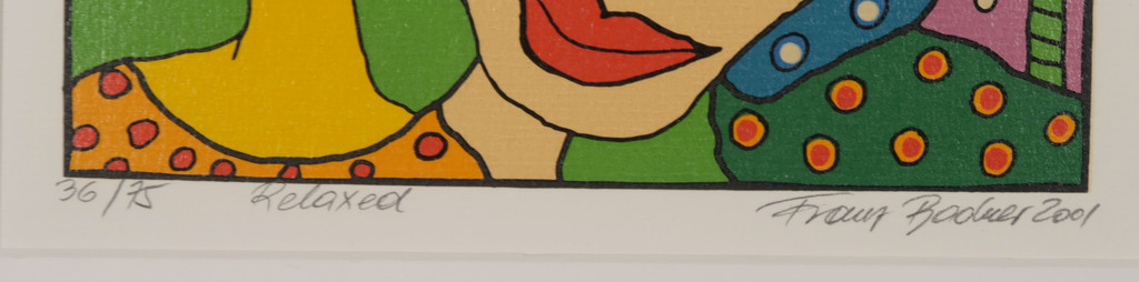 Franz Bodner: Zeefdruk, Relaxed kopen? Bied vanaf 20!