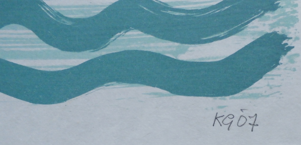 Klaas Gubbels, litho: Het water, handgesigneerd en genummerd, 2007 kopen? Bied vanaf 95!