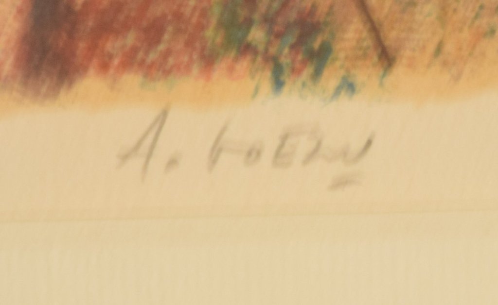 André Goezu - Lithografie op papier - Aube kopen? Bied vanaf 25!