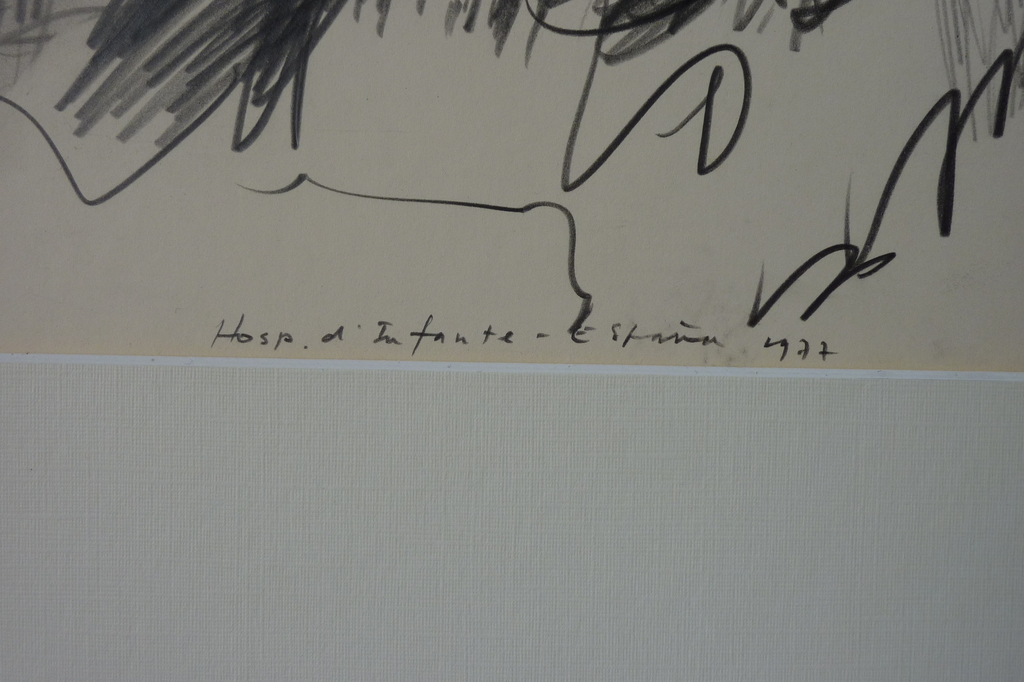 Willem Snitker - Hosp. d'infante España - pastel - 1977 kopen? Bied vanaf 130!