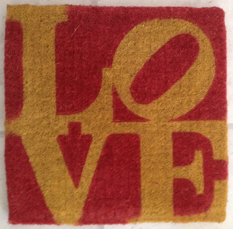 Robert Indiana - Deurmat  kopen? Bied vanaf 30!