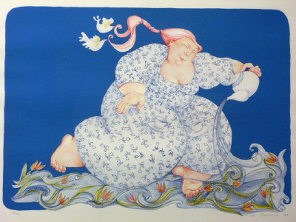 Ada Breedveld Titel Dame 1 met de Hand gesigneerd. verkocht voor € 60!