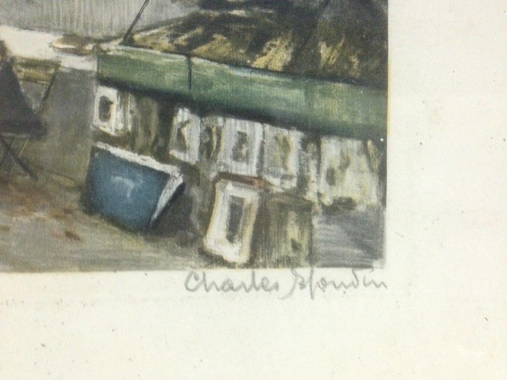 Charles Blondin -1913 - hand gesigneerde ets  kopen? Bied vanaf 25!