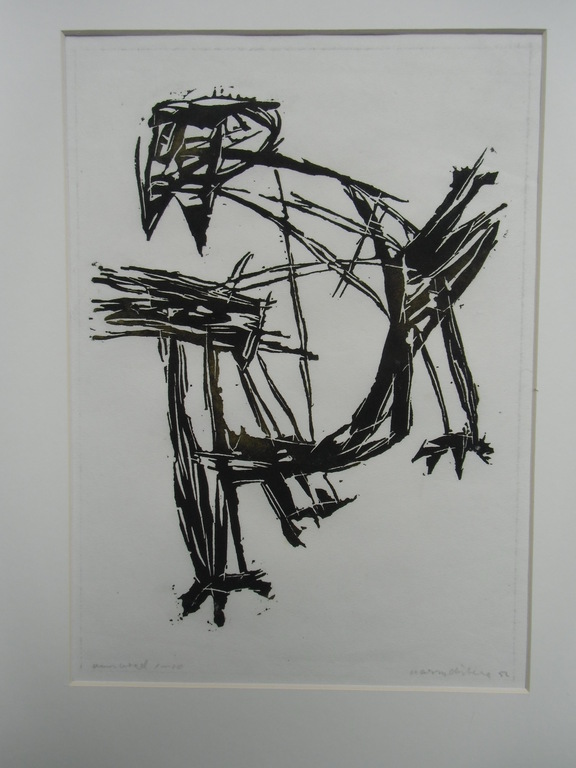 VUURVOGEL //  HOUTSNEDE VAN HARRY DISBERG kopen? Bied vanaf 70!