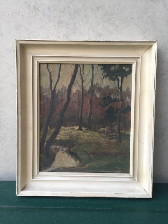 Leo Stracke - Olieverf op doek 1957 - Clingendael (II) kopen? Bied vanaf 1!