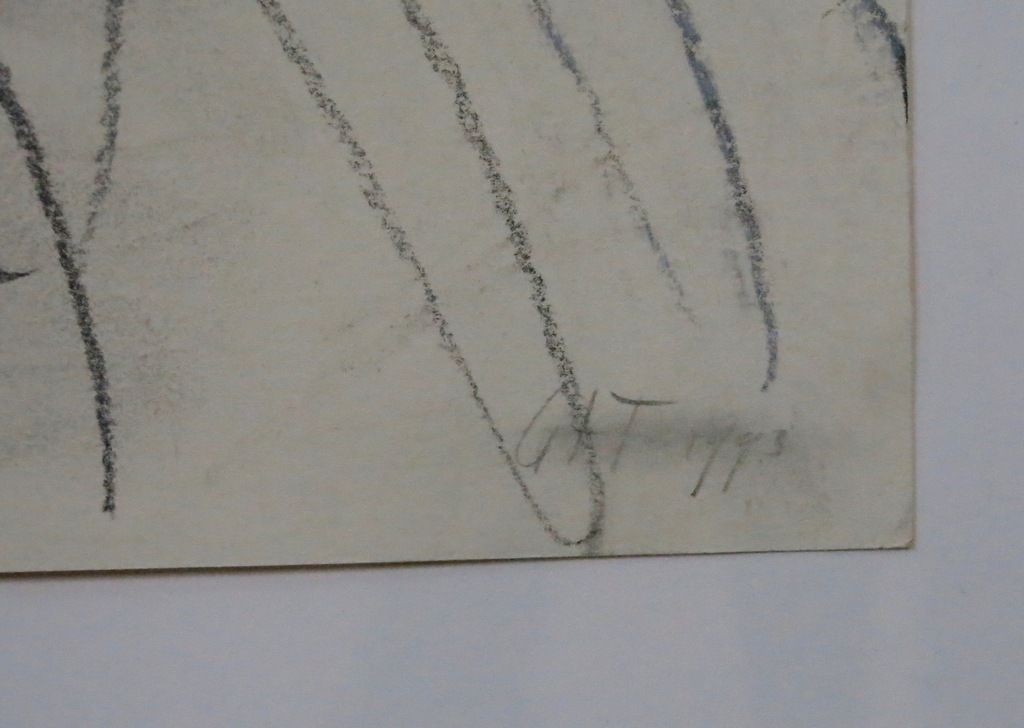 Gerda ten Thije: Krijt en houtskool op papier, Dijk - Ingelijst (Groot) kopen? Bied vanaf 60!