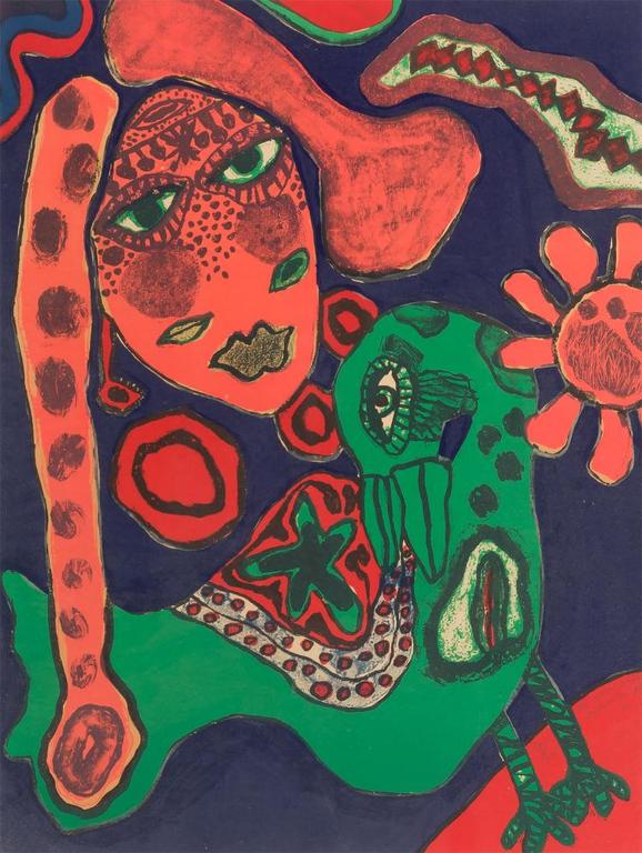 Corneille  'Les yeux noirs'   , 1973  handgesigneerd kopen? Bied vanaf 495!