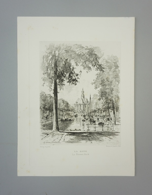 Maxime Lalanne - heliogravure - La Haye, la Nieuwe Kerk - 1881 kopen? Bied vanaf 25!