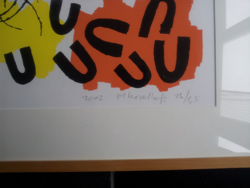 Marianne Haselhof Gesigneerde Zeefruk Zonder Titel Ingelijst Oplage 55 kopen? Bied vanaf 1!