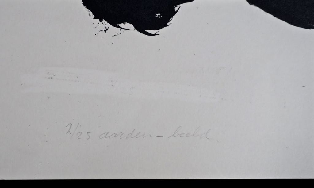 Jo van Dreumel: Litho, Aarde-beeld kopen? Bied vanaf 1!