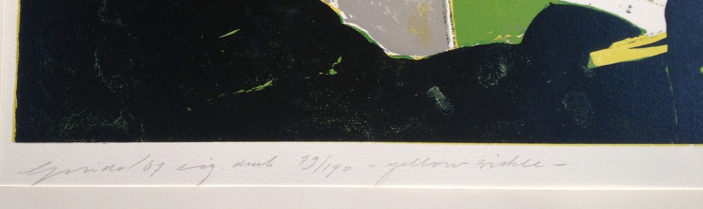 Guido de Waart, reliëf ets in 4 kleuren,  kopen? Bied vanaf 29!