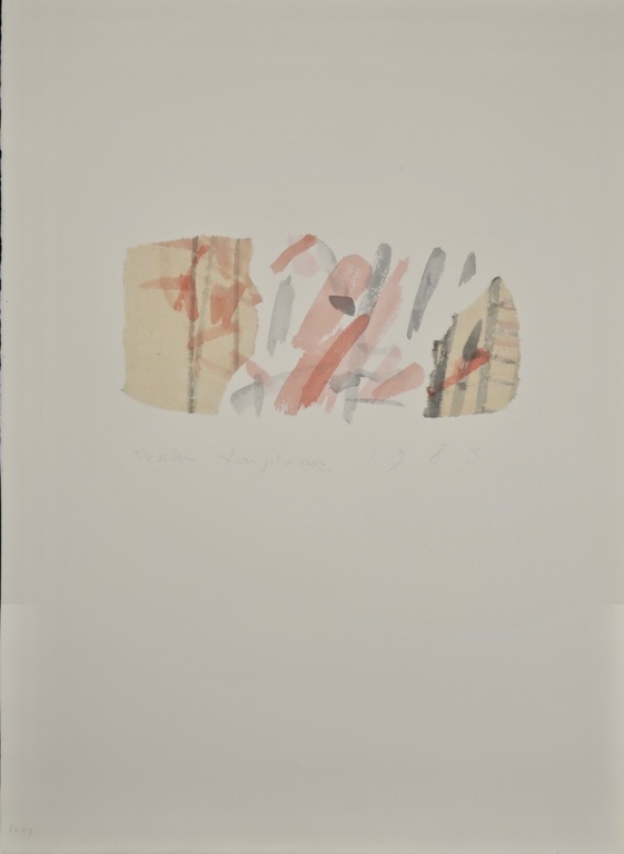 Ruscha Langelaan: Gemengde techniek, Zonder titel kopen? Bied vanaf 20!