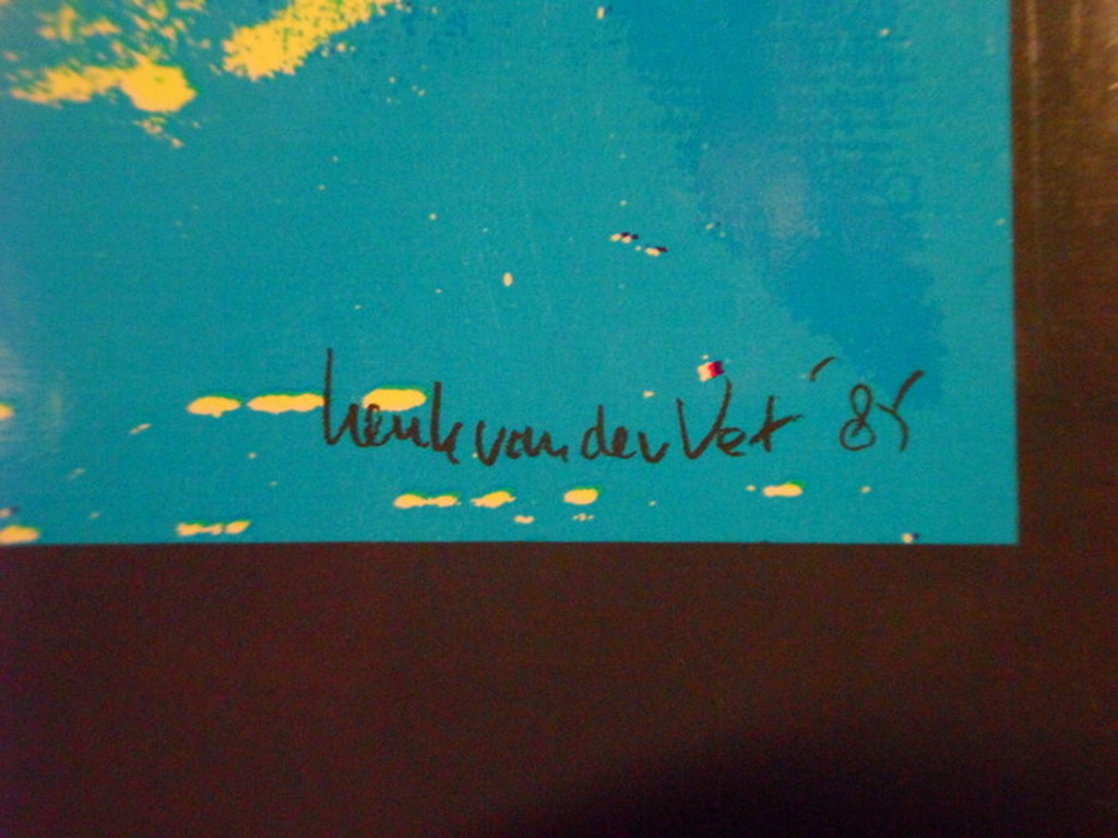 henk van der vet / karel appel, beschilderde foto F 16 voor fokker 1986 kopen? Bied vanaf 35!