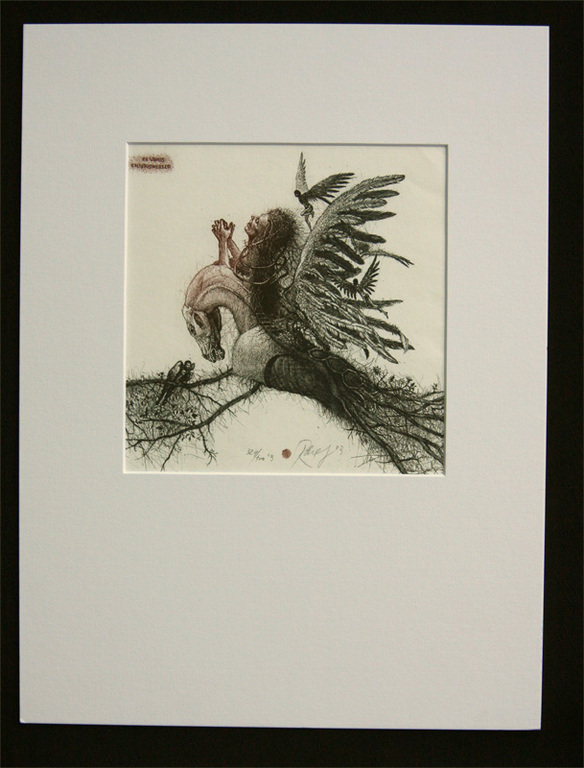 Robert Baramov, droge naald ets, ex libris Pegasus kopen? Bied vanaf 30!