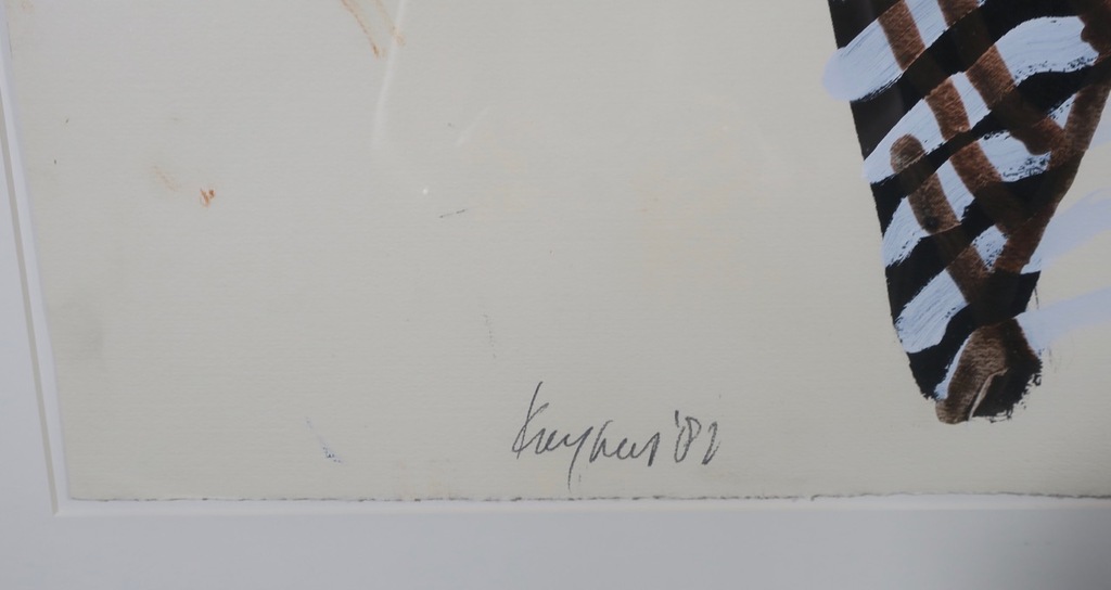 Theo Kuijpers: Gouache, Z.T. II - Ingelijst (Groot) kopen? Bied vanaf 250!