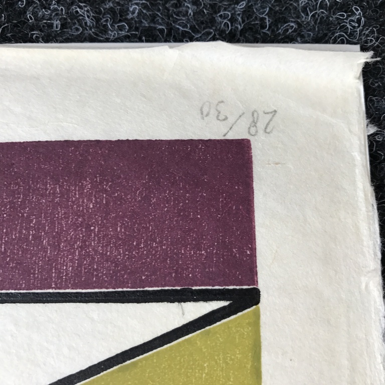 Kees Baas houtsnede 1986 kopen? Bied vanaf 1!