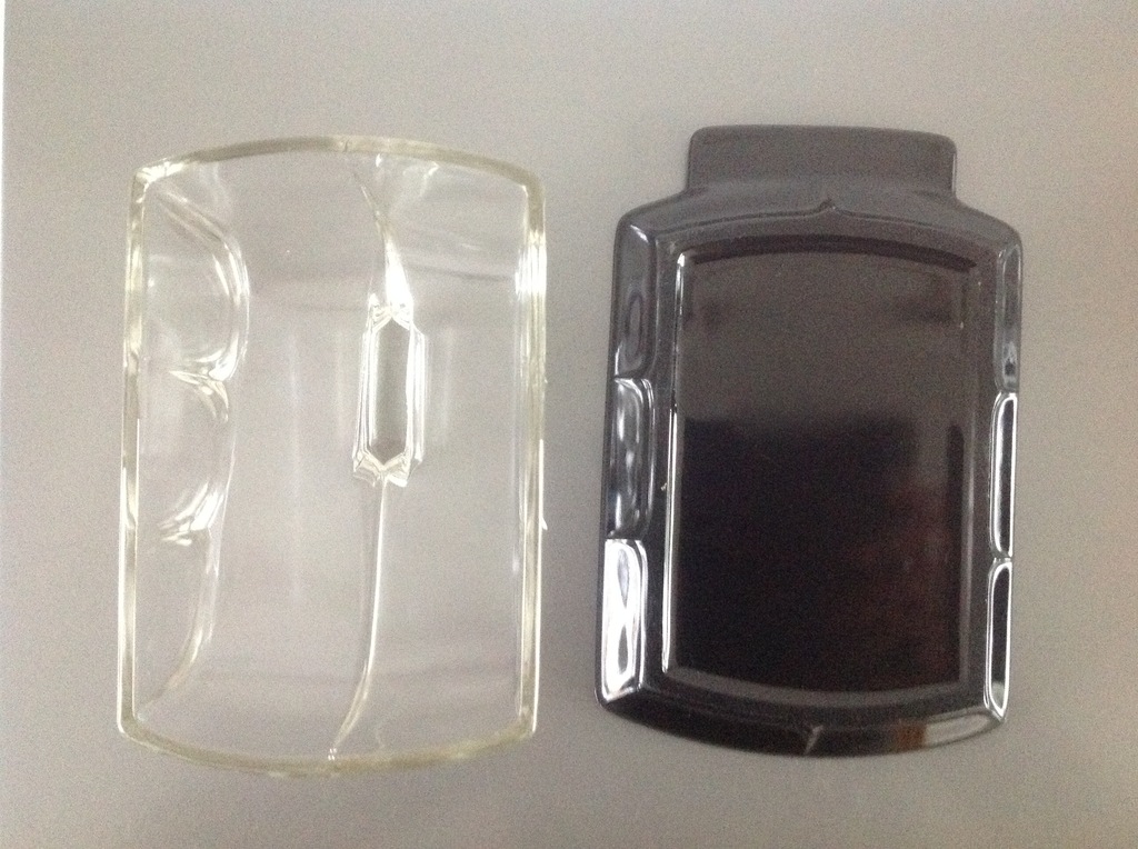 Art Deco persglazen kaasstolp kopen? Bied vanaf 15!