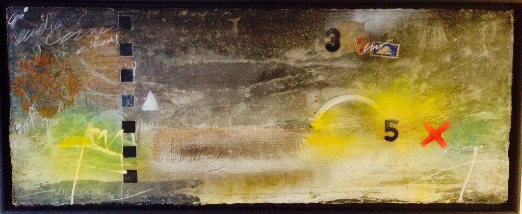 Theo koster, gemengde techniek , misty morning verkocht voor € 120!