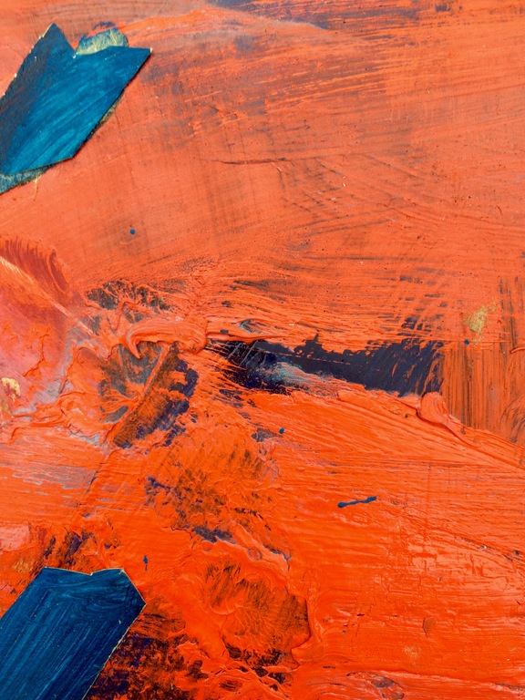 Peter Klashorst: Untitled (Blue Red and Purple) - ca. 1985 kopen? Bied vanaf 225!