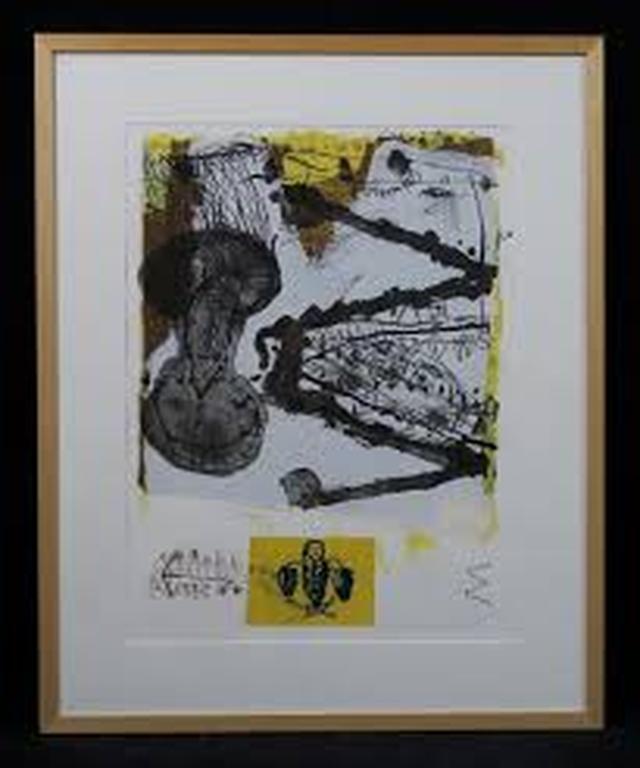 Rik van Iersel Zeefdruk zonder titel Ingelijst verkocht voor € 75!