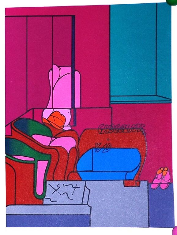 Valerio Adami: Derriere le Miroir No. 188 uit 1970 kopen? Bied vanaf 35!