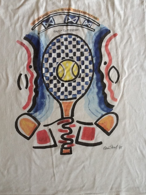 REIN DOOL , BEDRUKT t-shirt ABN/AMRO TENNISTOERNOOI kopen? Bied vanaf 1!