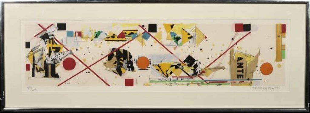 Sam Middleton: Zeefdruk, Midnight Sun - Ingelijst kopen? Bied vanaf 50!