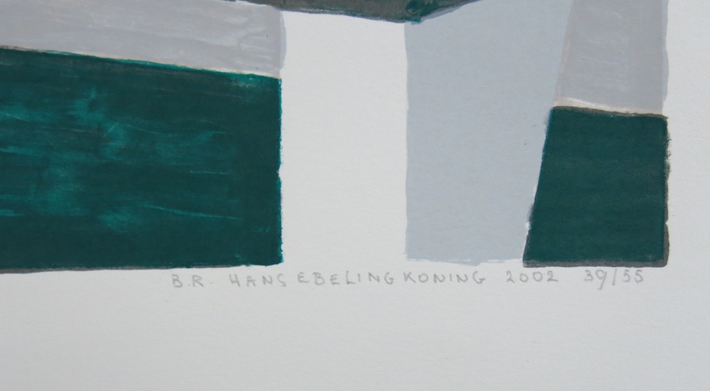 Hans Ebeling Koning: Zeefdruk, Brug Rechts kopen? Bied vanaf 1!