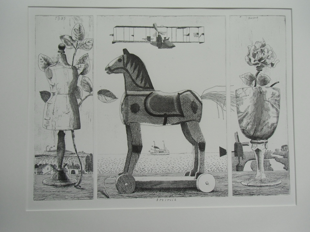 ZONDER TITEL /// ETS-AQUATINT VAN HERMAN BERSERIK kopen? Bied vanaf 80!