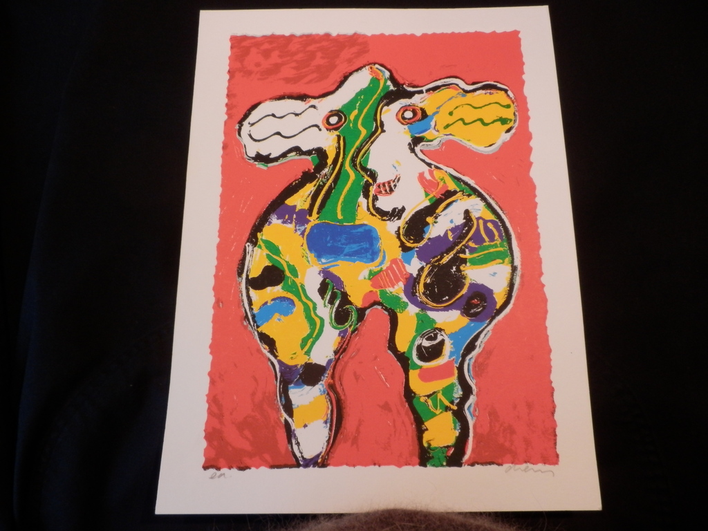 PETER DIEM  LITHO  COW RED kopen? Bied vanaf 1!