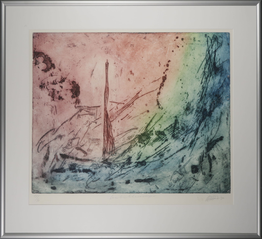 Ad Arma - Ad Arma: Ets, Gedichtenvanger - Ingelijst verkocht voor € 78!