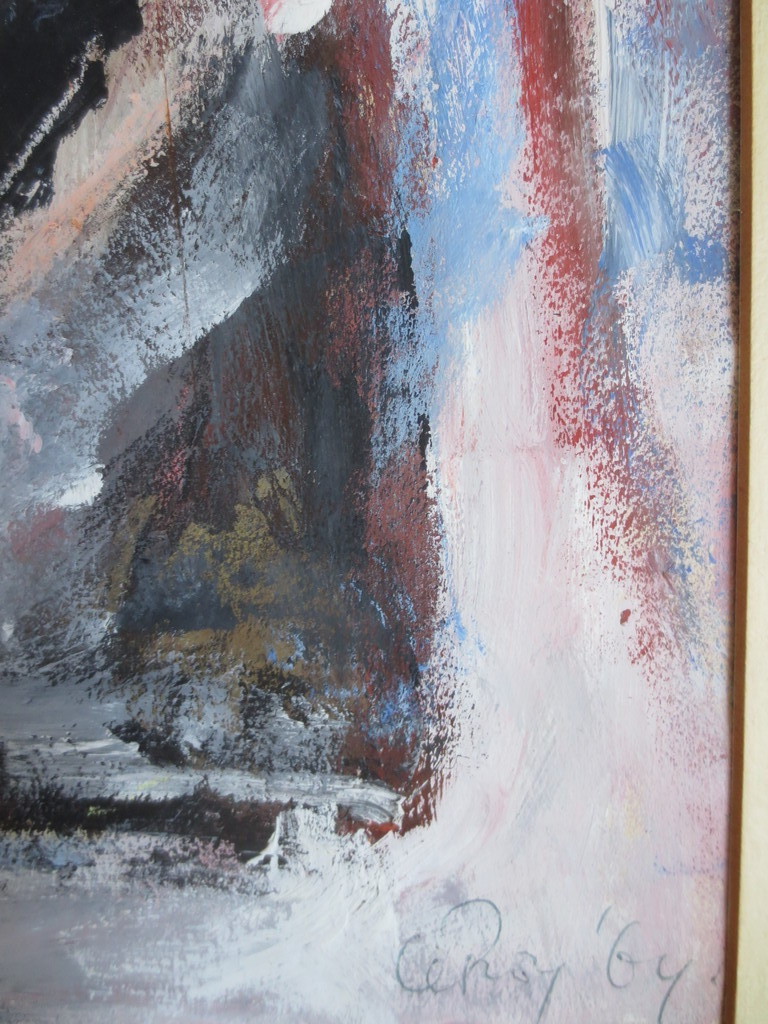 Guillaume Le Roy - Guillaume le Roy (1938-2008) Gouache Compositie 1964 kopen? Bied vanaf 120!