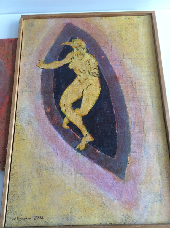 Fvd Boogard beschilderde schilderijen naakte man en vrouw kopen? Bied vanaf 1!